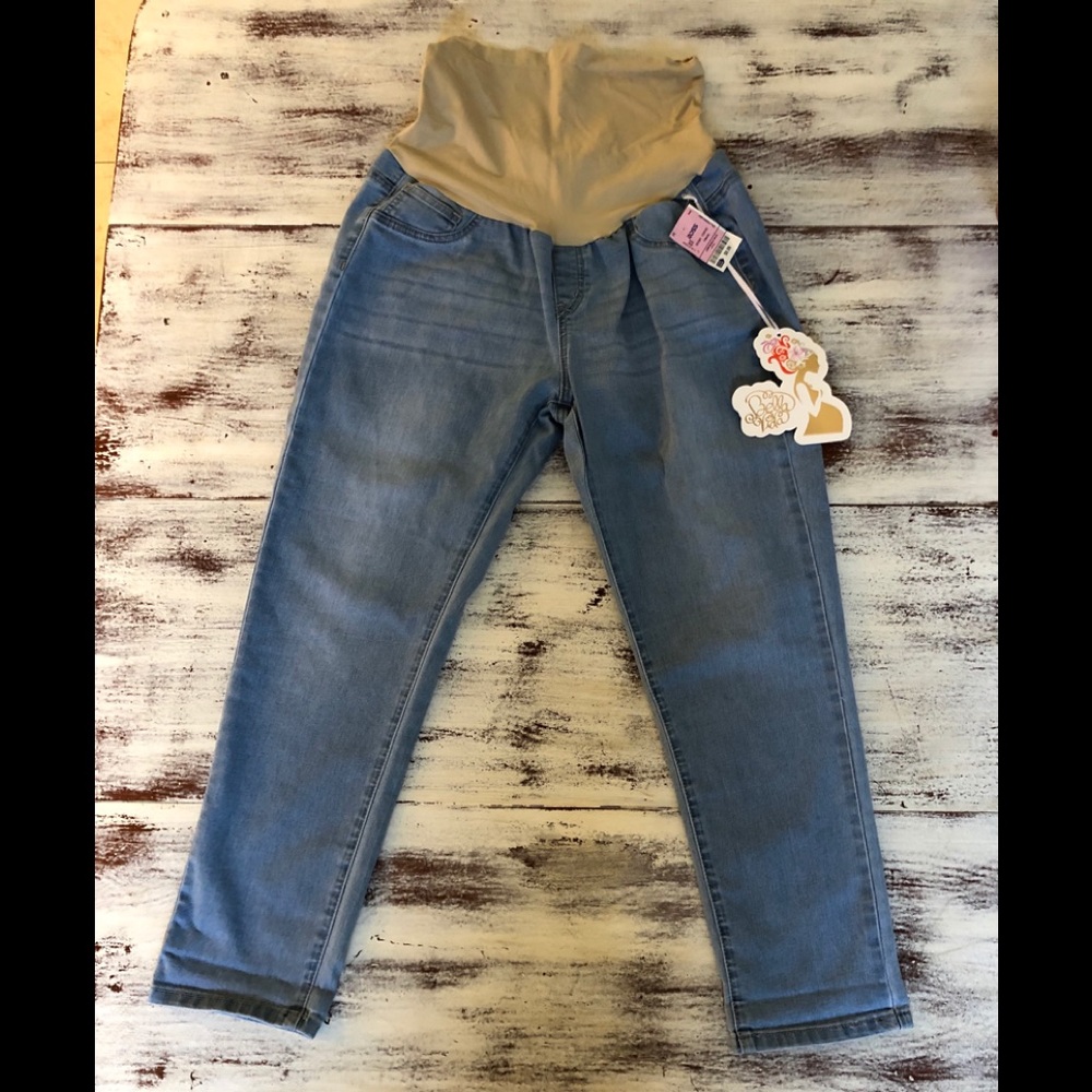 Maternity denim jeans